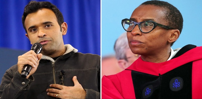 Vivek Ramaswamy says Claudine Gay published fewer articles, books than him Vivek Ramaswamy says Claudine Gay published fewer articles, books than him