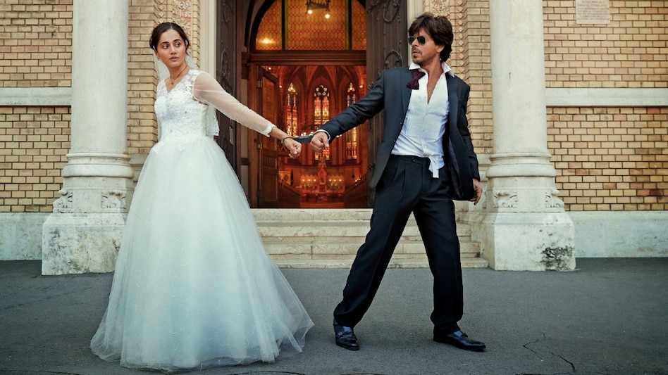 A still from Shah Rukh Khan's 'Dunki'. A still from Shah Rukh Khan's 'Dunki'.