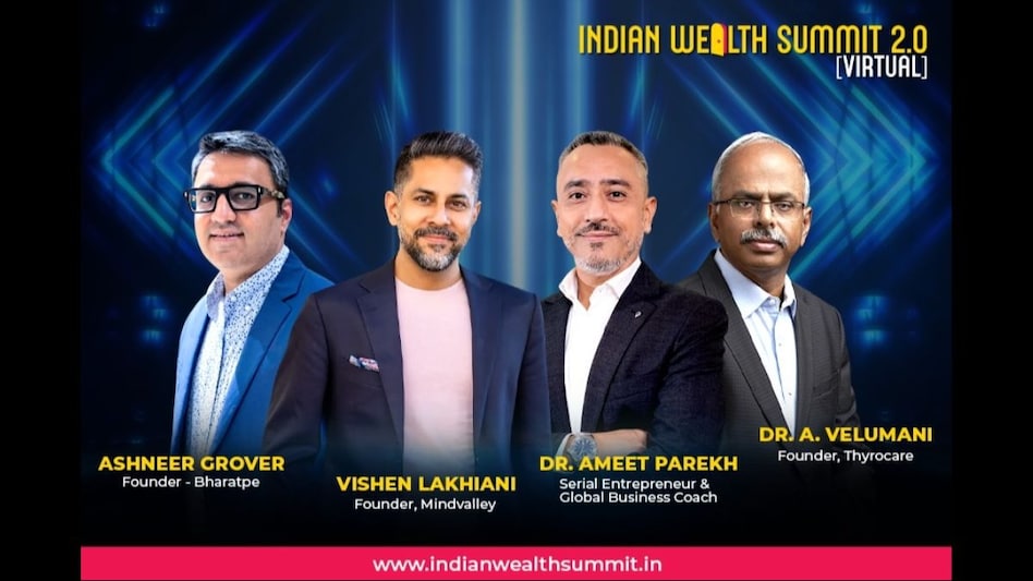 Top business minds unite: Dr. Ameet Parekh, Vishen Lakhiani, Dr. A. Velumani, Ashneer Grover Top business minds unite: Dr. Ameet Parekh, Vishen Lakhiani, Dr. A. Velumani, Ashneer Grover