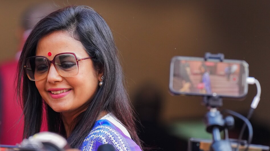 TMC leader Mahua Moitra receives eviction notice TMC leader Mahua Moitra receives eviction notice