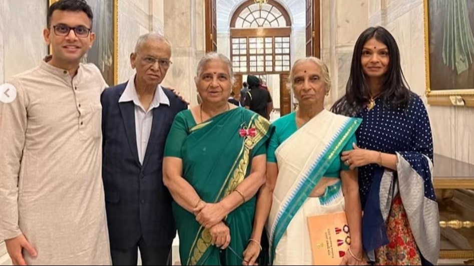 Narayana Murthy, who founded Infosys in 1981, spent more time at the office and on business tours than at home. Narayana Murthy, who founded Infosys in 1981, spent more time at the office and on business tours than at home.