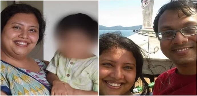 Suchana Seth, 39, was reportedly unhappy with a court order allowing her estranged husband to meet their son every Sunday. Suchana Seth, 39, was reportedly unhappy with a court order allowing her estranged husband to meet their son every Sunday.