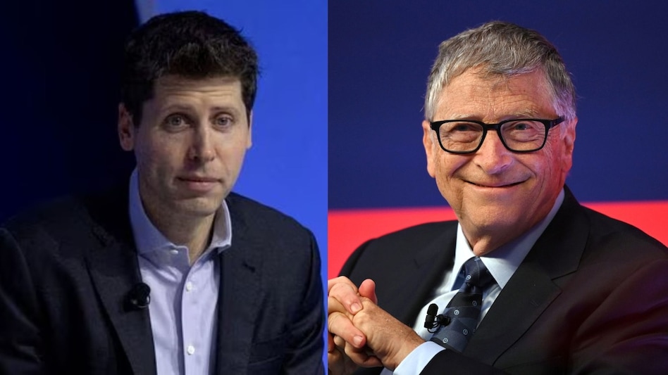 Sam Altman and Bill Gates Sam Altman and Bill Gates