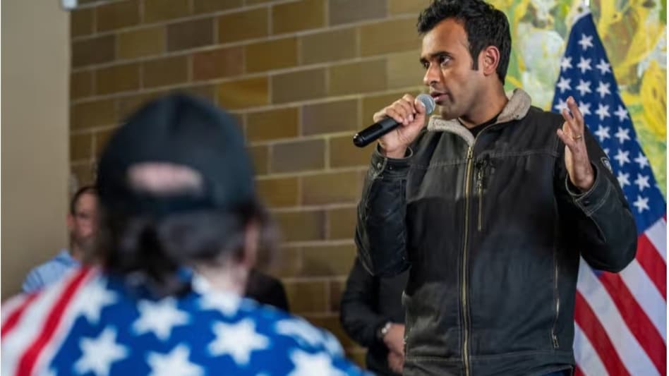 Vivek Ramaswamy ends his US Presidential race, announces his support for Donald Trump: Report Vivek Ramaswamy ends his US Presidential race, announces his support for Donald Trump: Report