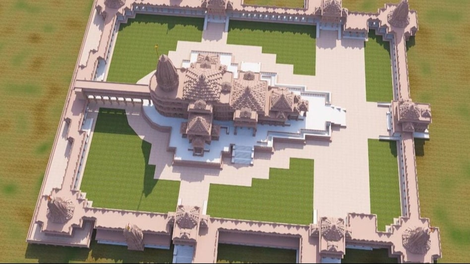 Upon completion, the temple will be 380 feet long (east-west direction), 250 feet wide and 161 feet high. Upon completion, the temple will be 380 feet long (east-west direction), 250 feet wide and 161 feet high.