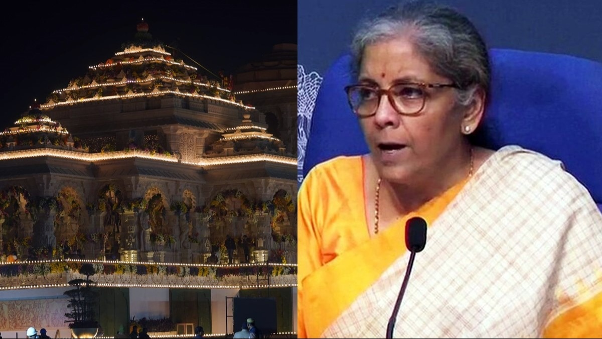 'Anti-Hindu DMK is rattled': Sitharaman claims TN govt has banned live telecast of Ram mandir programmes of Jan 22