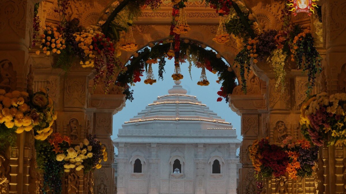 Ram mandir consecration ceremony will be held on Monday Ram mandir consecration ceremony will be held on Monday