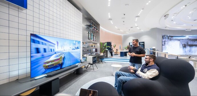 Samsung BKC is located at Jio Plaza Mall in Mumbai Samsung BKC is located at Jio Plaza Mall in Mumbai