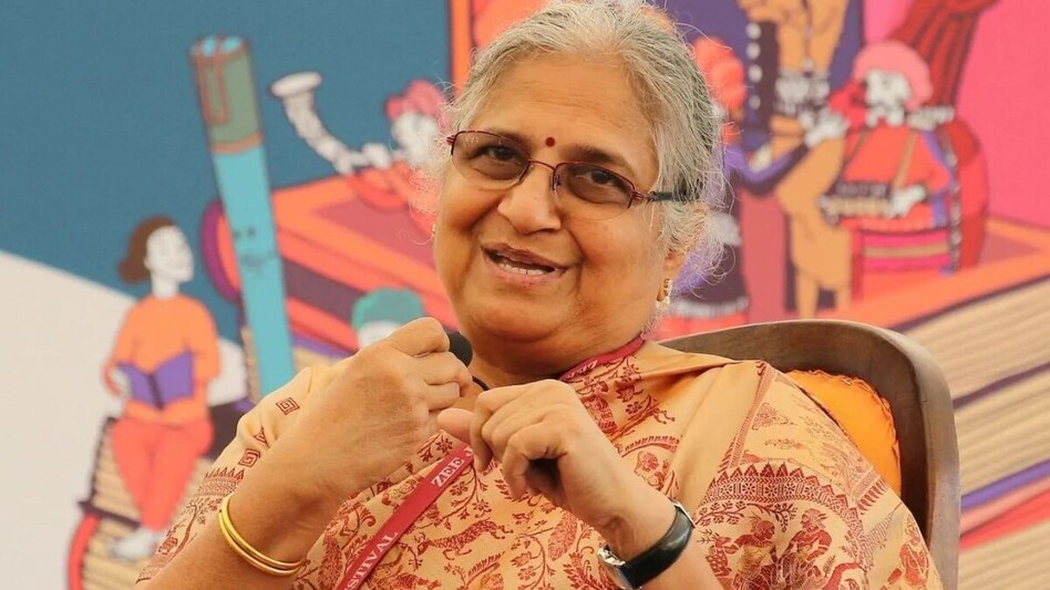 Sudha Murty says she carries food from India while travelling abroad. (Image courtesy: Instagram) Sudha Murty says she carries food from India while travelling abroad. (Image courtesy: Instagram)