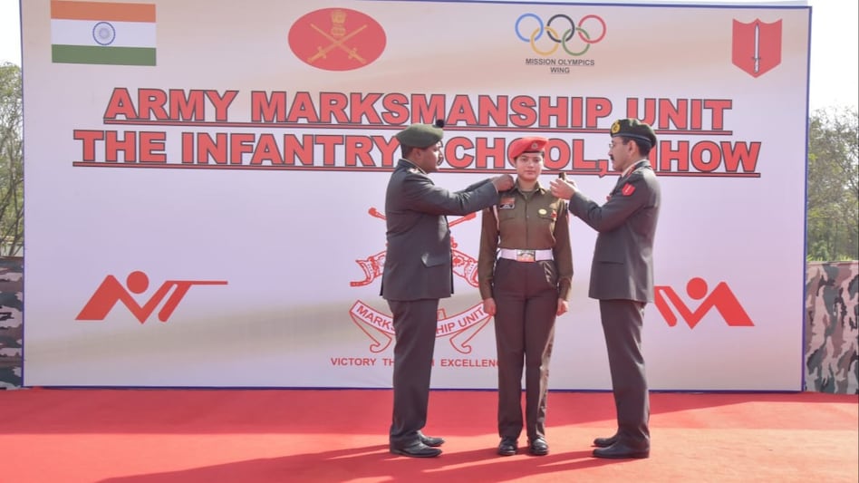 Subedar Preeti Rajak is now the First woman Subedar of Indian Army. Subedar Preeti Rajak is now the First woman Subedar of Indian Army.