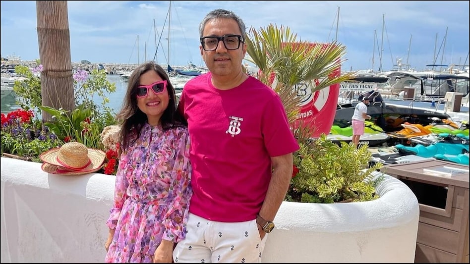 Madhuri Jain Grover and Ashneer Grover Madhuri Jain Grover and Ashneer Grover