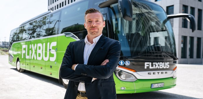 Flix CEO Andre Schwammlein Flix CEO Andre Schwammlein