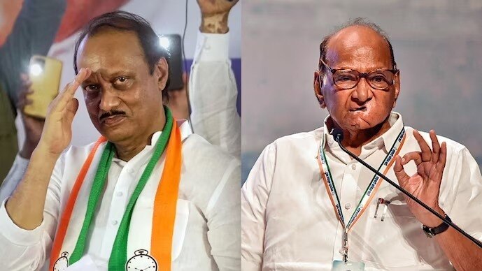 In July last year, Ajit Pawar along with 40 MLAs rebelled against his uncle and NCP founder Sharad Pawar In July last year, Ajit Pawar along with 40 MLAs rebelled against his uncle and NCP founder Sharad Pawar