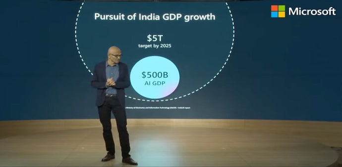 Microsoft CEO Satya Nadella in Mumbai Microsoft CEO Satya Nadella in Mumbai