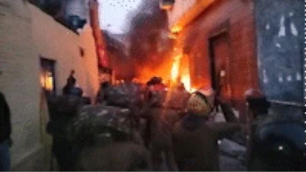 Violent clashes break out in Haldwani Violent clashes break out in Haldwani