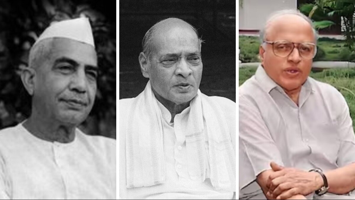 Chaudhary Charan Singh, PV Narasimha Rao and MS Swaminathan Chaudhary Charan Singh, PV Narasimha Rao and MS Swaminathan
