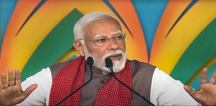 India Today's Mood of the Nation survey sees the BJP-led National Democratic Alliance (NDA) securing a third term with a commanding majority. India Today's Mood of the Nation survey sees the BJP-led National Democratic Alliance (NDA) securing a third term with a commanding majority.