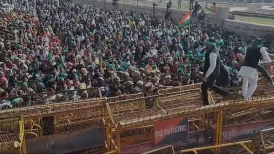 The Shambhu border (Punjab-Haryana) has been sealed ahead of farmers protest on Feb 13 The Shambhu border (Punjab-Haryana) has been sealed ahead of farmers protest on Feb 13