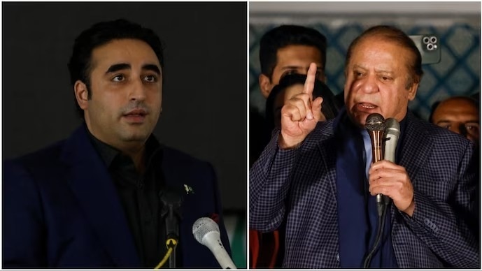 Nawaz Sharif's Pakistan Muslim League (Nawaz) and Bilawal Bhutto's Pakistan Peoples Party (PPP) have begun talks to put up a coalition government. Nawaz Sharif's Pakistan Muslim League (Nawaz) and Bilawal Bhutto's Pakistan Peoples Party (PPP) have begun talks to put up a coalition government.