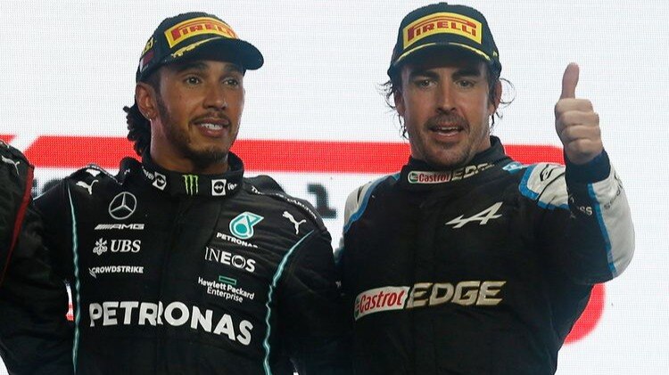 Lewis Hamilton and Fernando Alonso Lewis Hamilton and Fernando Alonso