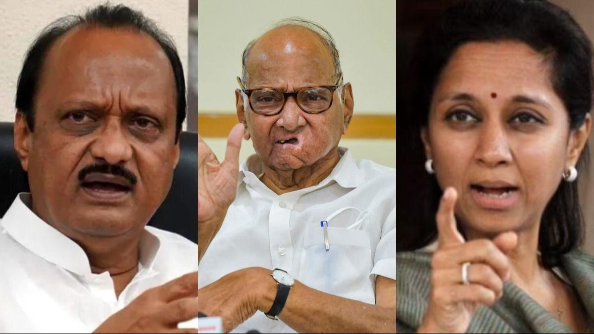 Ajit Pawar, Sharad Pawar and Supriya Sule Ajit Pawar, Sharad Pawar and Supriya Sule