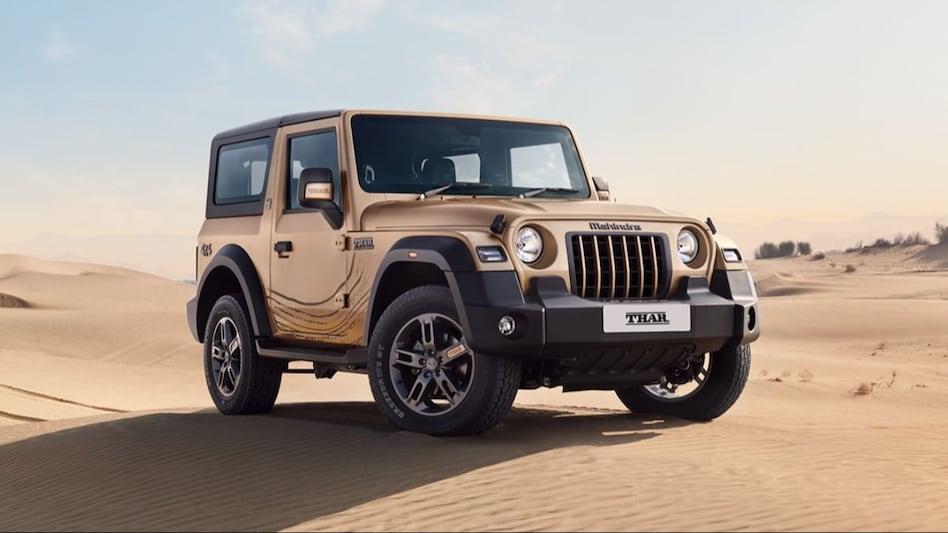 This special edition draws inspiration from the vast Thar Desert and the Thar's capability to traverse it effortlessly. This special edition draws inspiration from the vast Thar Desert and the Thar's capability to traverse it effortlessly.