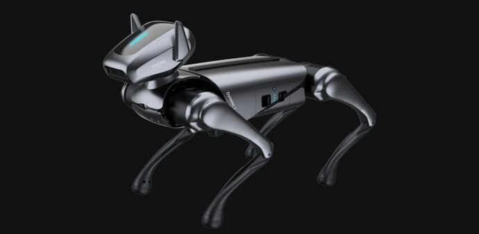 Tecno Dynamic 1 robotic AI dog showcased at MWC 2024 Tecno Dynamic 1 robotic AI dog showcased at MWC 2024