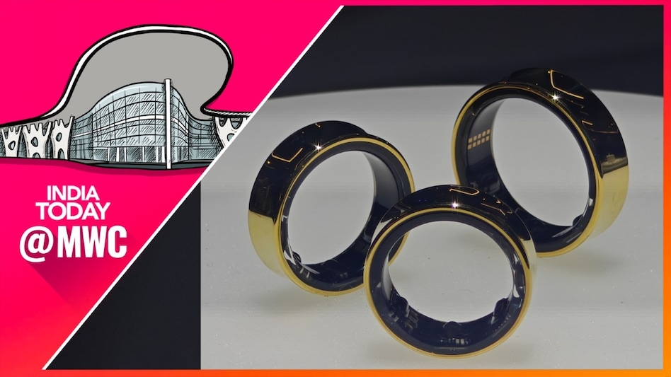 The Samsung Galaxy Ring is on display at MWC 2024. The Samsung Galaxy Ring is on display at MWC 2024.