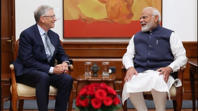 Bill Gates meets PM Modi, other ministers to discuss a wide range of issues Bill Gates meets PM Modi, other ministers to discuss a wide range of issues