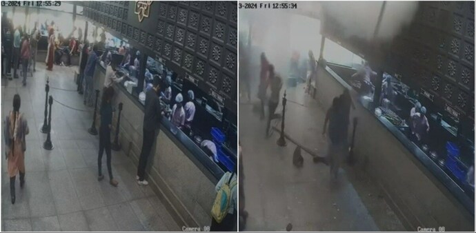 The explosion at the cafe, located in east Bengaluru, occurred around 1 pm during the busy lunch hour. The explosion at the cafe, located in east Bengaluru, occurred around 1 pm during the busy lunch hour.
