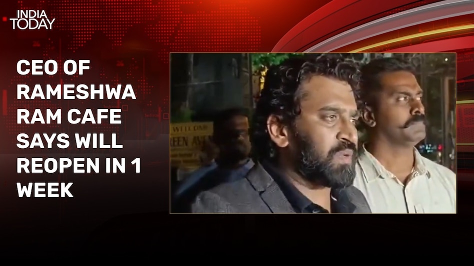 Bengaluru's Rameshwaram Cafe where blast occurred will reopen in one week: CEO Bengaluru's Rameshwaram Cafe where blast occurred will reopen in one week: CEO