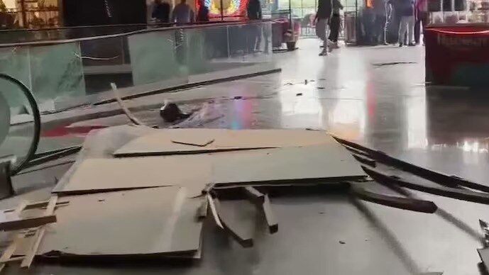 Two dead as ceiling grill falls into Greater Noida's Blue Sapphire mall lobby