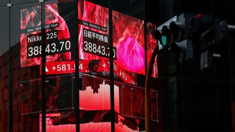 The Nikkei share average was last up 0.7% at 40192.48. The Nikkei share average was last up 0.7% at 40192.48.