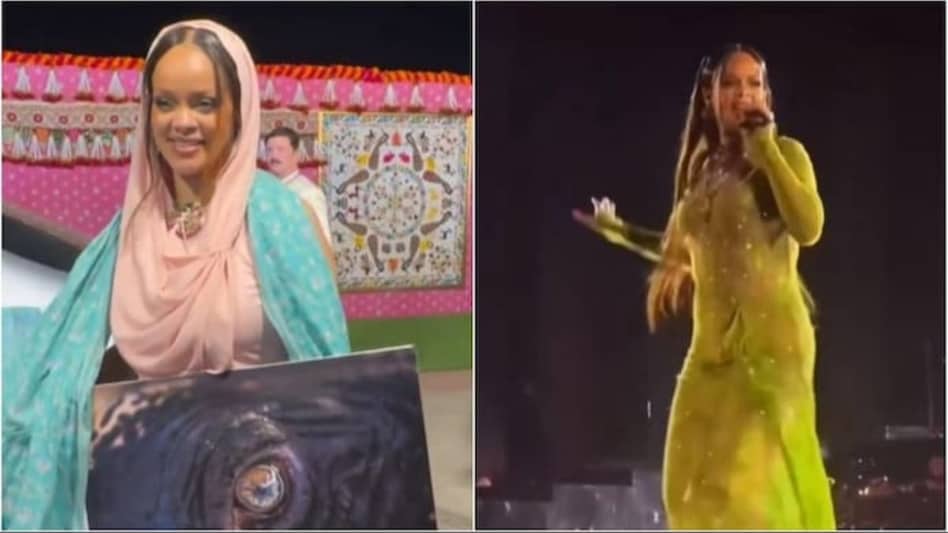Rihanna gave a performance at Anant Ambani's pre-wedding celebrations in Jamnagar Rihanna gave a performance at Anant Ambani's pre-wedding celebrations in Jamnagar