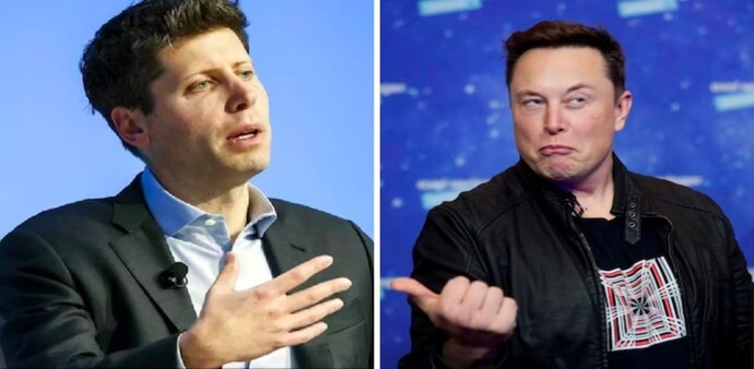 OpenAI CEO Sam Altman and Tesla CEO Elon Musk OpenAI CEO Sam Altman and Tesla CEO Elon Musk