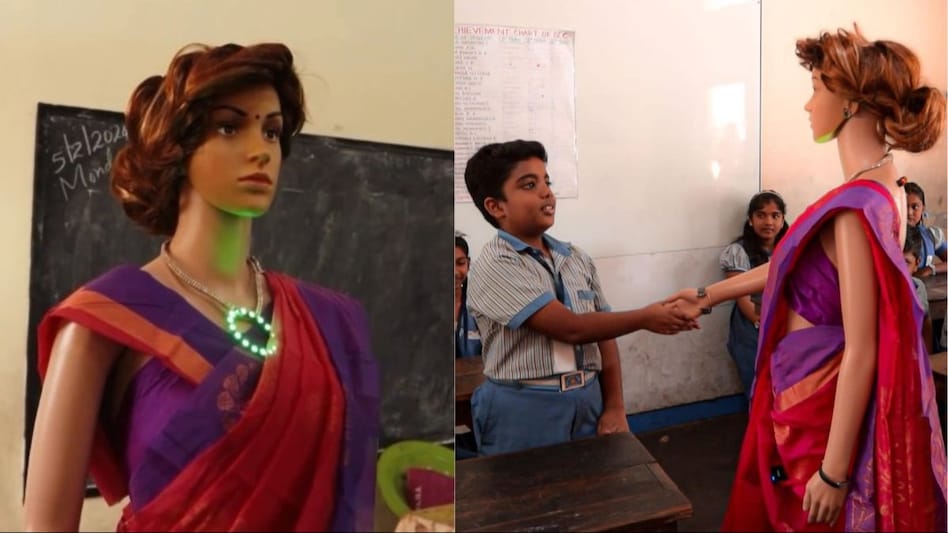 Meet 'Iris', India's first AI robot teacher in Kerala Meet 'Iris', India's first AI robot teacher in Kerala