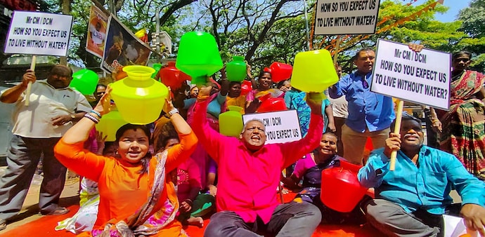 To make matters worse, private tankers are charging upwards of Rs 3,000 per load of 12,000 litres, from the original rate of Rs 600 to Rs 800. To make matters worse, private tankers are charging upwards of Rs 3,000 per load of 12,000 litres, from the original rate of Rs 600 to Rs 800.