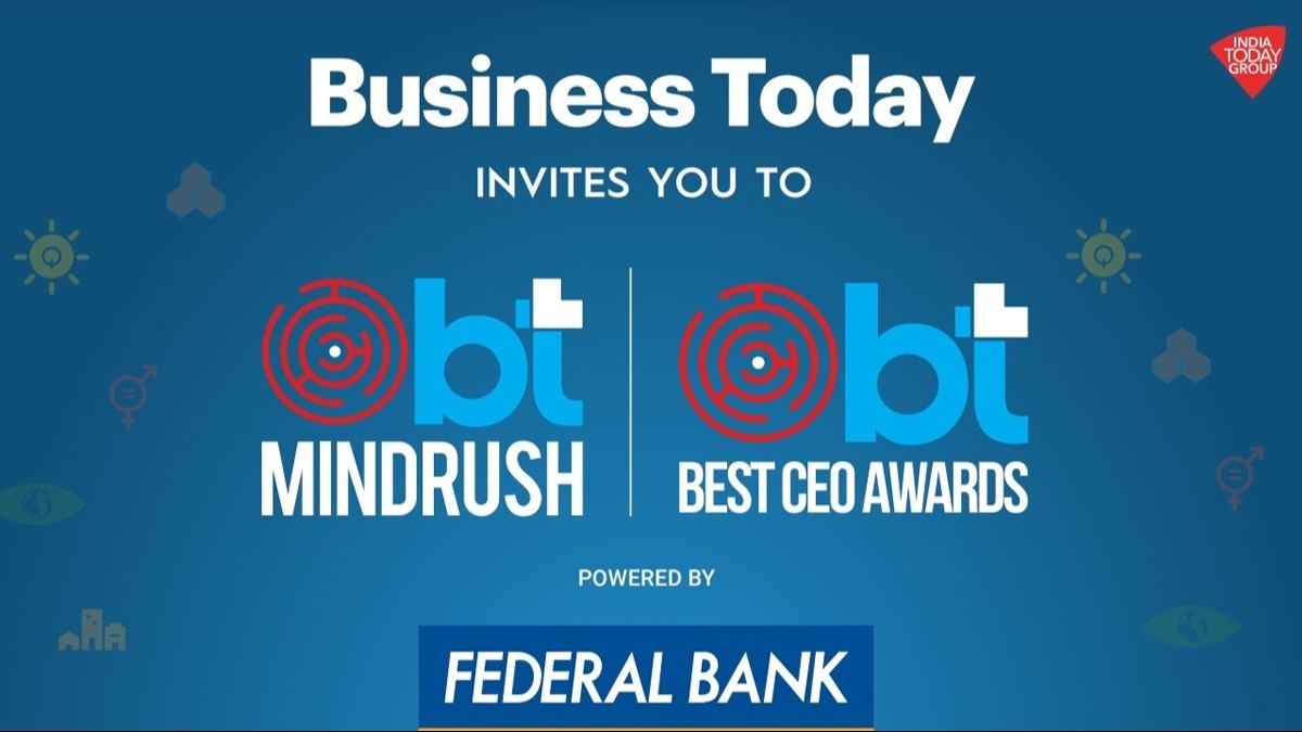 The event takes off from Business Today's Best CEOs issue – an annual compendium of top leaders from various sectors who are leading from the front amid challenging times and geopolitical scenarios. The event takes off from Business Today's Best CEOs issue – an annual compendium of top leaders from various sectors who are leading from the front amid challenging times and geopolitical scenarios.
