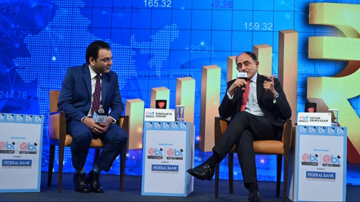 Shyam Srinivasan, MD & CEO, Federal Bank at BT Mindrush on Saturday. Shyam Srinivasan, MD & CEO, Federal Bank at BT Mindrush on Saturday.