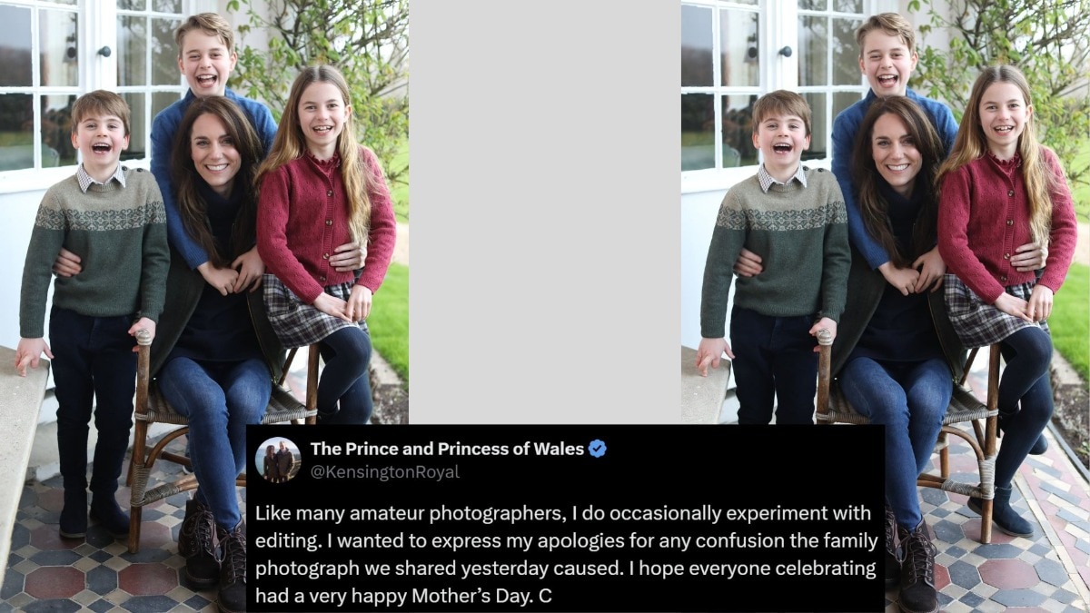 The photo posted on The Prince and Princess of Wales account The photo posted on The Prince and Princess of Wales account