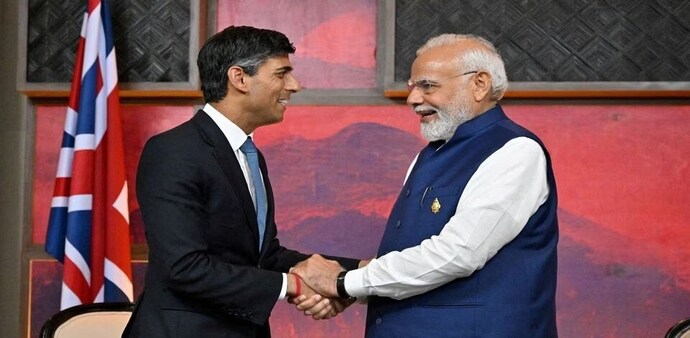 Rishi Sunak, PM Modi discuss India-UK FTA over phone call Rishi Sunak, PM Modi discuss India-UK FTA over phone call