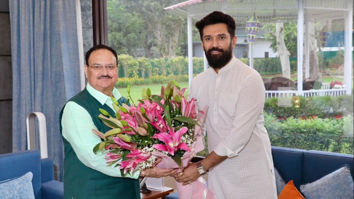 BJP offers 5 seats to Chirag Paswan's LJP, Governor's post to uncle Pashupati Paras: Sources