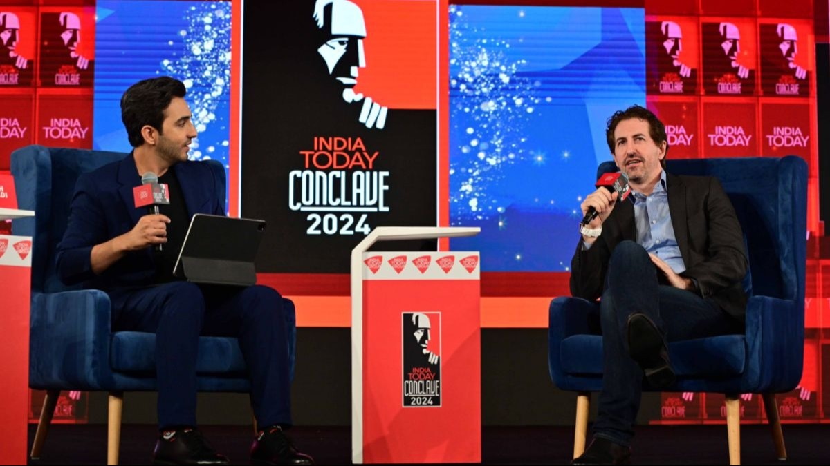 Moran Cerf at the India Today Conclave 2024 Moran Cerf at the India Today Conclave 2024
