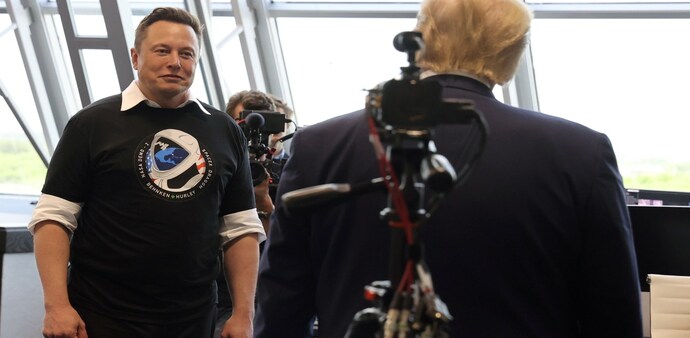 Elon Musk and Donald Trump Elon Musk and Donald Trump