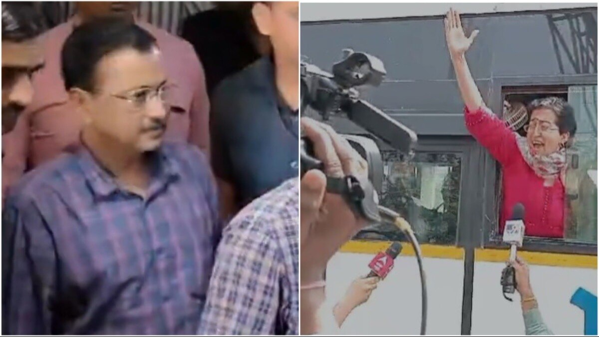 Arvind Kejriwal at Delhi court