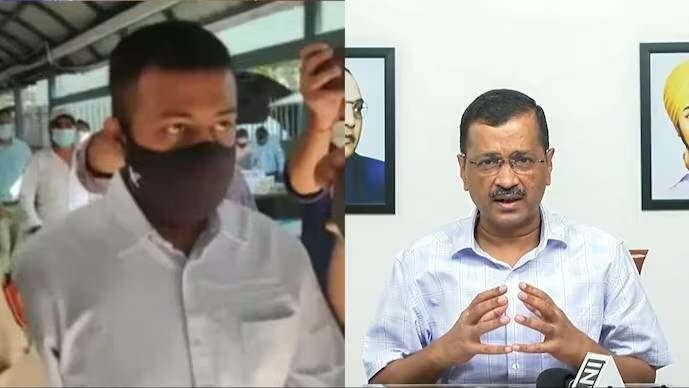 Sukesh Chandrasekhar and Arvind Kejriwal Sukesh Chandrasekhar and Arvind Kejriwal