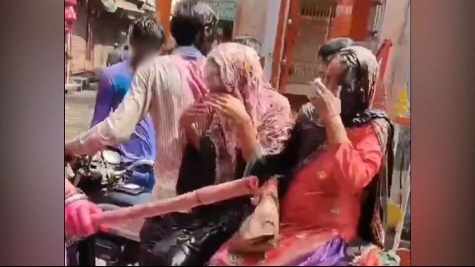 The incident occurred on Saturday as a man and two women were en route to a medicine shop. Despite their objections, three to four individuals, unfamiliar to the family, halted them and applied Holi colors forcefully. The incident occurred on Saturday as a man and two women were en route to a medicine shop. Despite their objections, three to four individuals, unfamiliar to the family, halted them and applied Holi colors forcefully.
