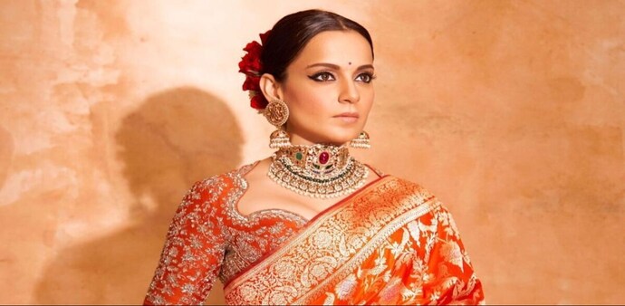 Kangana Ranaut from Mandi. Kangana Ranaut from Mandi.