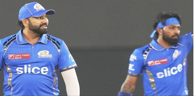 Despite the loss, Rohit was seen engaged in a serious discussion with Hardik on the field, with team owner Akash Ambani nearby. Despite the loss, Rohit was seen engaged in a serious discussion with Hardik on the field, with team owner Akash Ambani nearby.