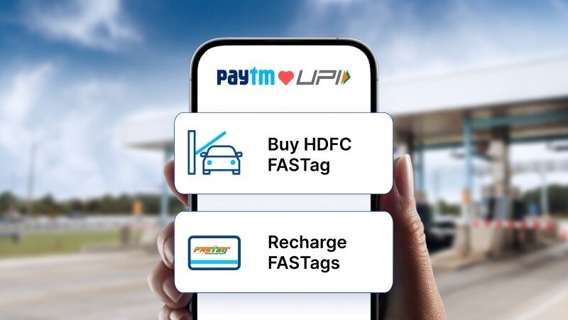 Paytm enable HDFC FASTags on app Paytm enable HDFC FASTags on app